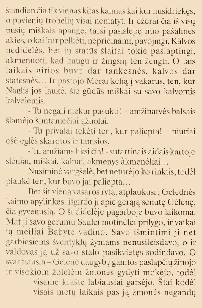 Sakm� apie Mer� ir Nagl�