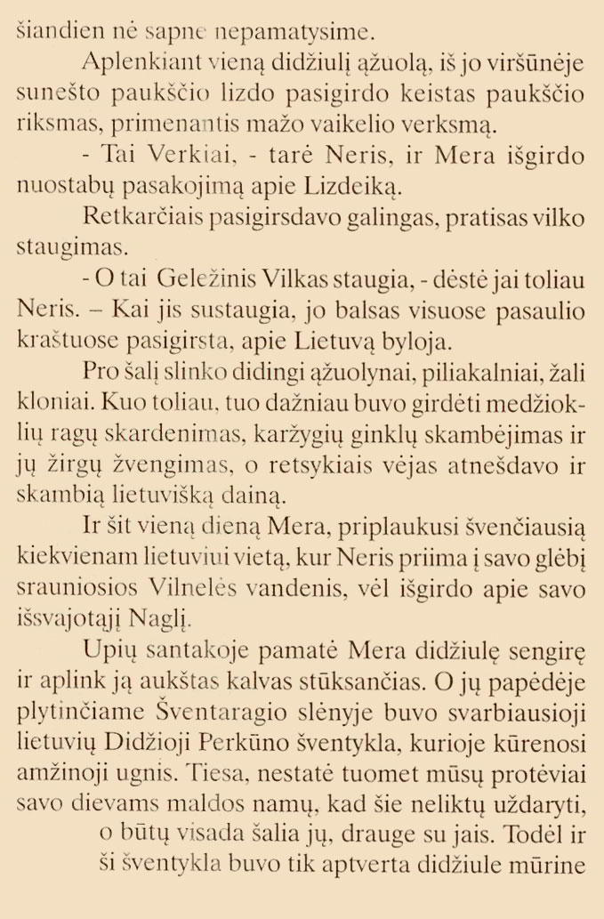 Sakm� apie Mer� ir Nagl�