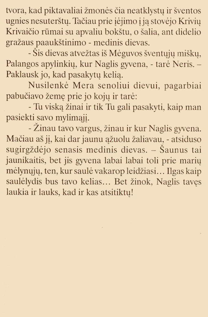 Sakm� apie Mer� ir Nagl�