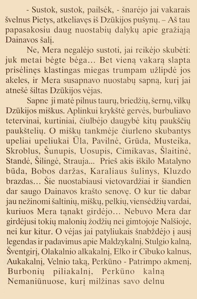 Sakm� apie Mer� ir Nagl�