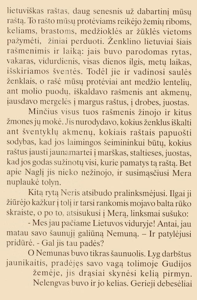 Sakm� apie Mer� ir Nagl�