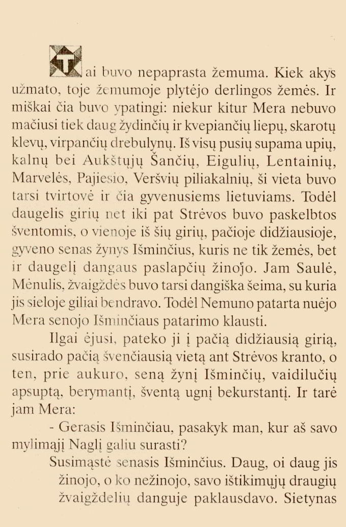 Sakm� apie Mer� ir Nagl�