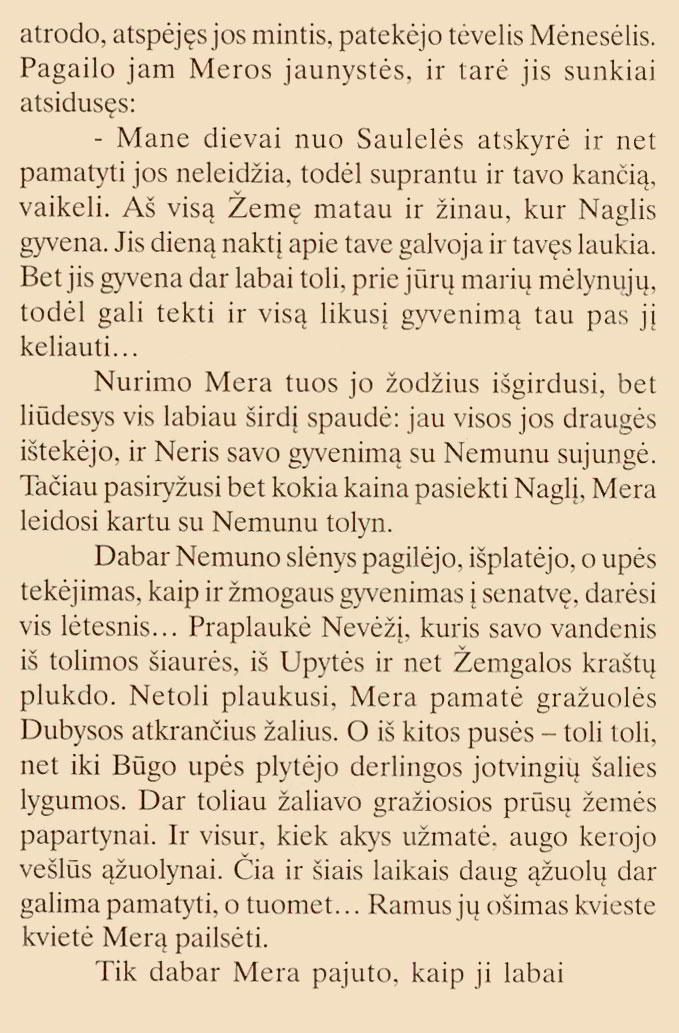 Sakm� apie Mer� ir Nagl�