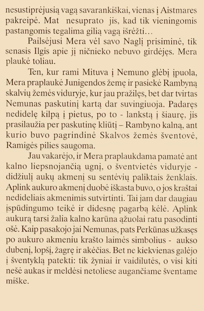 Sakm� apie Mer� ir Nagl�