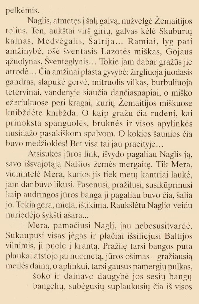 Sakm� apie Mer� ir Nagl�