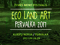 Žemės meno festivalis Kuršių nerijoje - ECO LAND ART Pervalka 2017