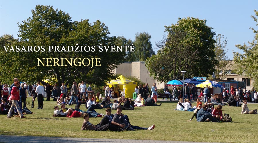 Vasaros sezono &scaron;vent�s &ndash; Benai, plaukiam � Nid�