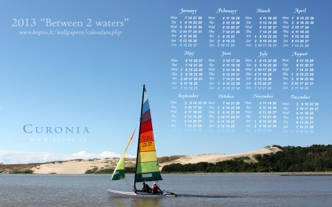 Curonia calendars - Between 2 waters