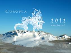 Christmas collection - Snow dragon in the frozen dunes