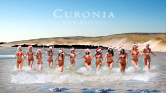 Christmas collection - Christmas girls in Curonian lagune