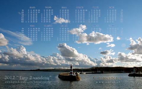 Kopų kalendoriai - Tarp 2 vandenų 2012