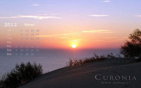 Kopų kalendoriai - Saulės ratas - kovas