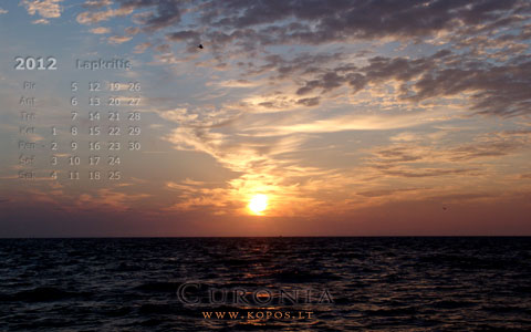 Kopų kalendoriai - Saulės ratas - lapkritis