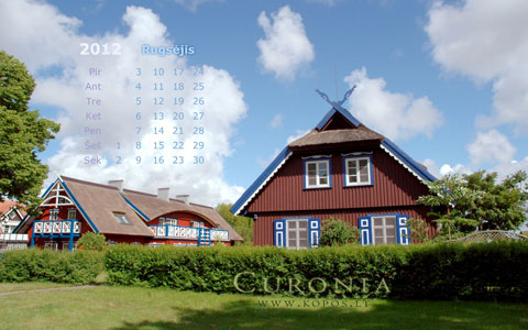Kopų kalendoriai - Etnografinės sodybos - rugsėjis